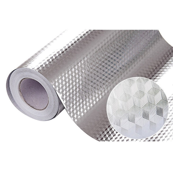 Aluminum Foil Kitchen Stickers Maison Decoration Sticker Self Adhesive Waterproof