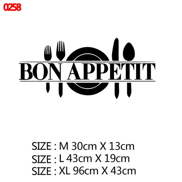 Large Kitchen Wall Sticker Cuisine Coffee Vinyl Stickers poster house Decoration Accessories